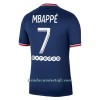 Camiseta de fútbol Paris Saint-Germain Kylian Mbappé 7 Primera Equipación 2021/22 - Hombre